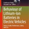 کتاب Behaviour of Lithium-Ion Batteries in Electric Vehicles